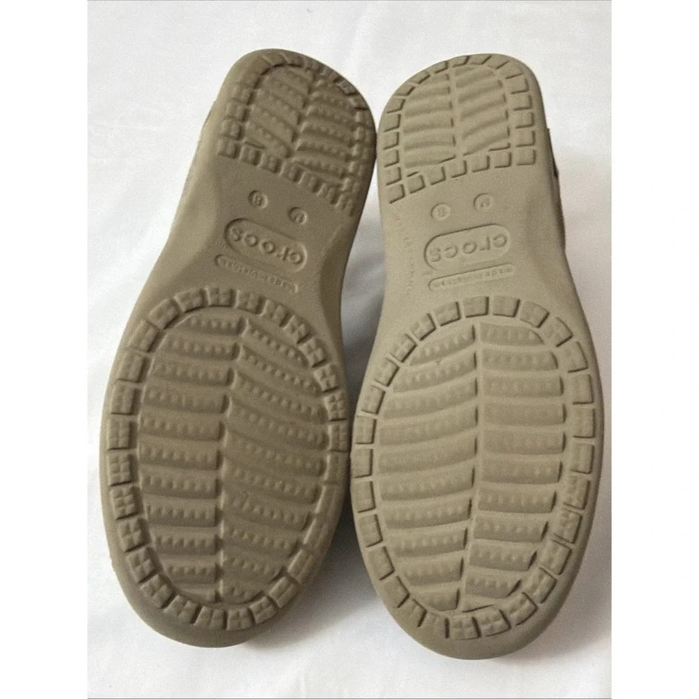 Crocs 202056 Men's Santa Cruz Slip-On Canvas‎ Boat Shoes Men's 8 Gym Comfy Shoe